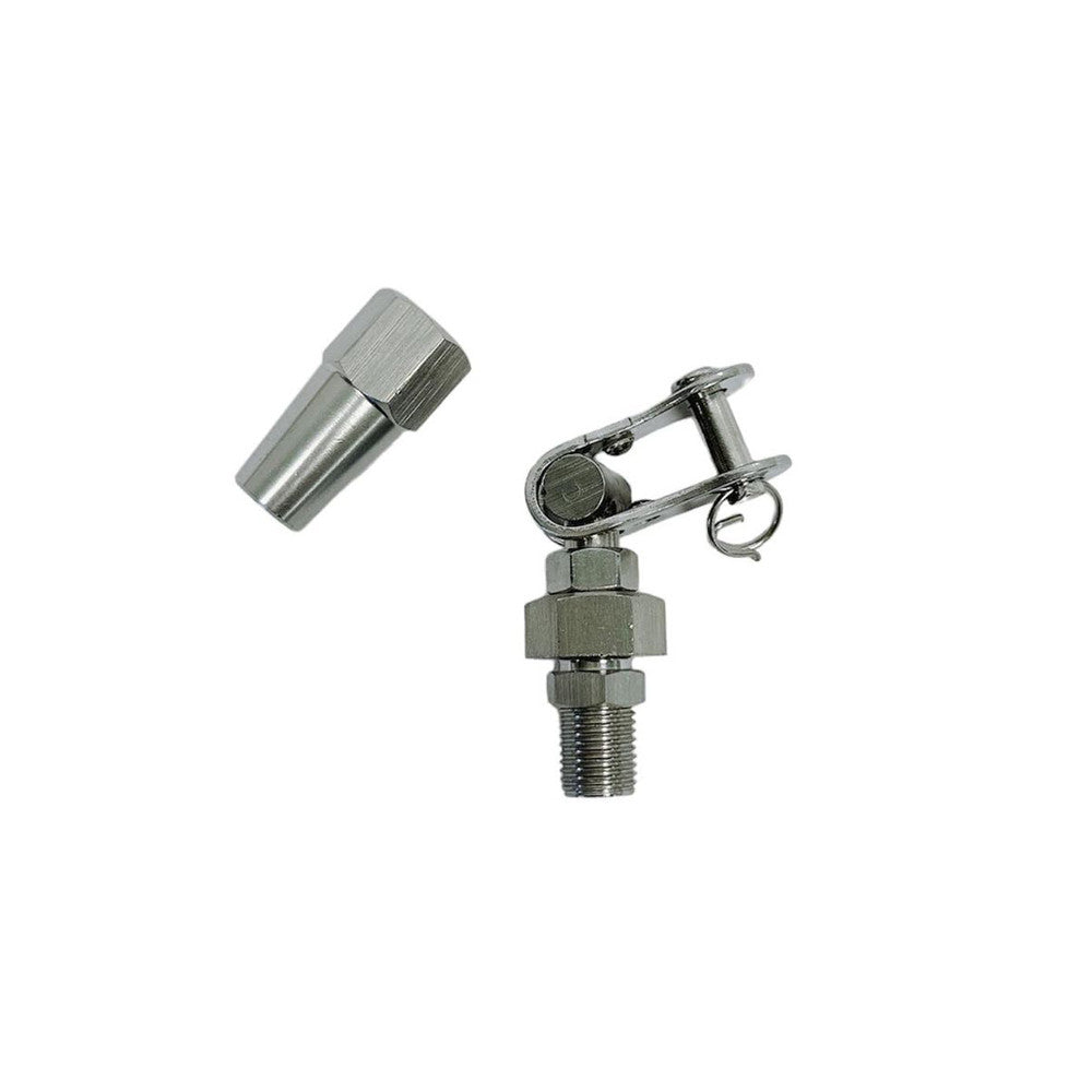 4 Pc Set Marine Boat Stainless Steel Swageless Toggle for Cable Railing, Wire Rope Railing Terminal Fitting for Deck, Stair, Balcony