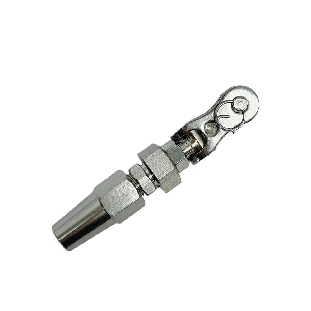 4 Pc Set Marine Boat Stainless Steel Swageless Toggle for Cable Railing, Wire Rope Railing Terminal Fitting for Deck, Stair, Balcony