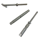 4 Pc Set Marine Boat Stainless Steel Swageless and Drop Pin Turnbuckle for Cable Wire Rope, Adjustable Railing Tensioner for Deck, Stair, Dock