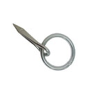 10 Pc Set Marine Stainless Steel Ring Nail Link Connector, Welded Ring Hardware for Yacht, Sailing, Boat, Rope, Chain