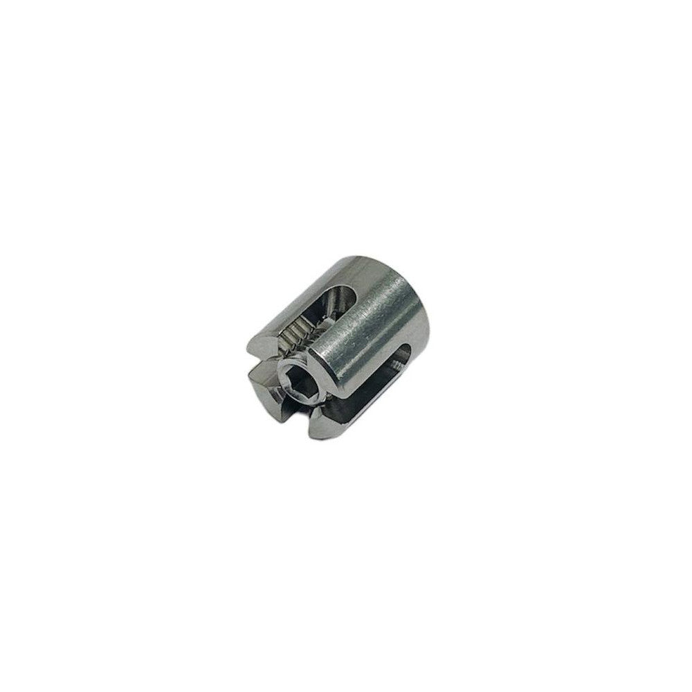 10 Pc Set Marine Boat T316 Stainless Steel Cross Cable Clamp, Wire Rope Clip for Cable Railing, Rigging, and Outdoor Use