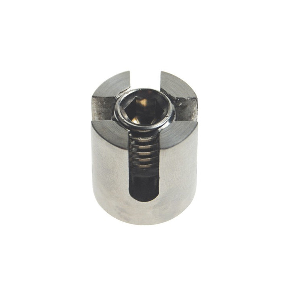 10 Pc Set Marine Boat T316 Stainless Steel Cross Cable Clamp, Wire Rope Clip for Cable Railing, Rigging, and Outdoor Use