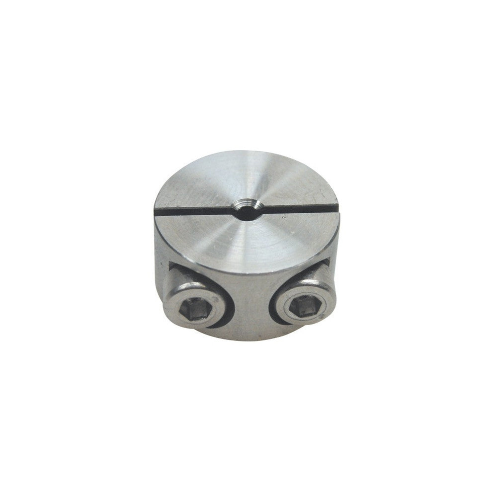 10 Pc Set Marine T316 Stainless Steel 2 Part Wire Cable Clamp Stop, Rope Wire Clamp Hardware for Rigging, Cable Railing, Dock