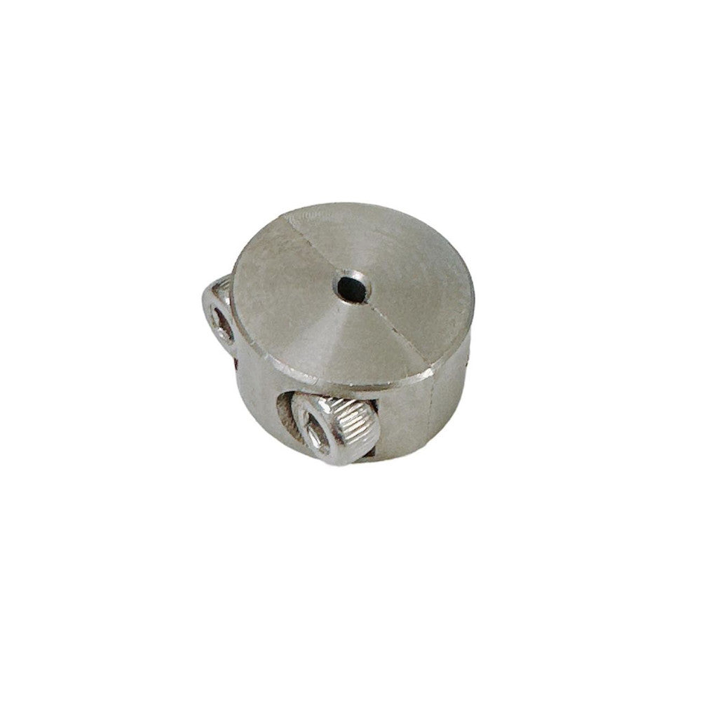 10 Pc Set Marine T316 Stainless Steel 2 Part Wire Cable Clamp Stop, Rope Wire Clamp Hardware for Rigging, Cable Railing, Dock