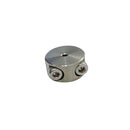 10 Pc Set Marine T316 Stainless Steel 2 Part Wire Cable Clamp Stop, Rope Wire Clamp Hardware for Rigging, Cable Railing, Dock