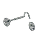 4 Pc Set Marine T316 Stainless Steel Door Hook Lock, Cabinet Cabin Door Hook Latch for Boat, Yacht, RV, Dock, and Outdoor Hardware
