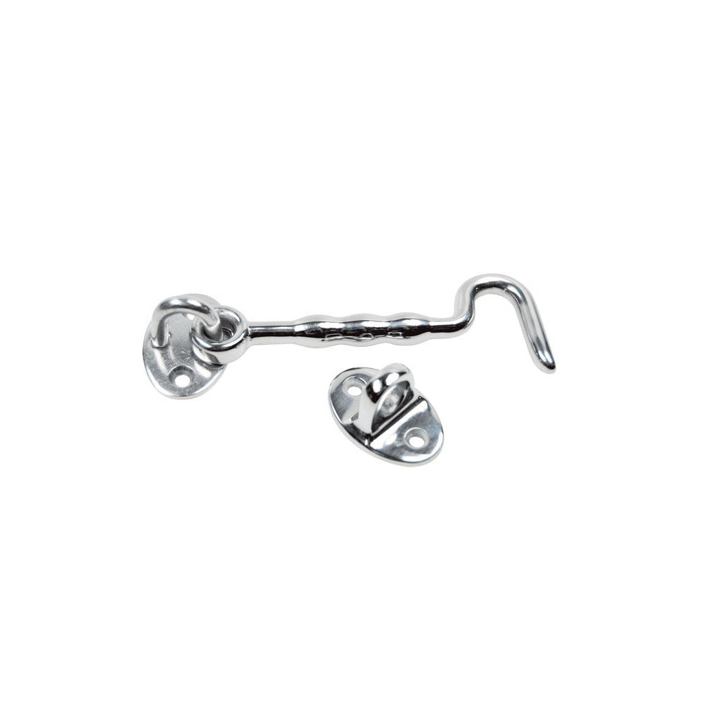 4 Pc Set Marine Stainless Steel Door Hook Lock, Cabinet Cabin Door Hook Latch for Boat, Yacht, RV, Dock, and Outdoor Hardware