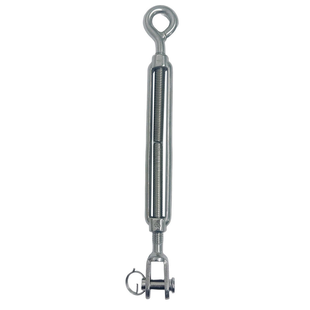 4 Pcs Set Marine Boat Stainless Steel Jaw Eye Turnbuckle, Rigging Tensioner for Cable, Wire Rope, Chain, Rope, Dock