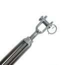 4 Pcs Set Marine Boat Stainless Steel Jaw Eye Turnbuckle, Rigging Tensioner for Cable, Wire Rope, Chain, Rope, Dock