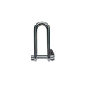 4 Pc Set Marine T316 Stainless Steel Halyard Key Shackle with Captive Pin, Sailing Rigging Shackle for Rope, Line, Yacht