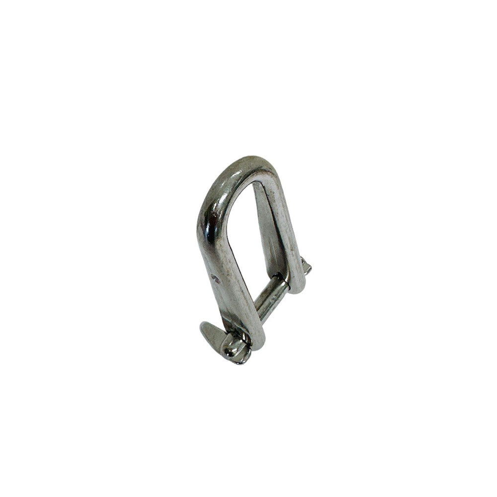 4 Pc Set Marine T316 Stainless Steel Halyard Key Shackle with Captive Pin, Sailing Rigging Shackle for Rope, Line, Yacht
