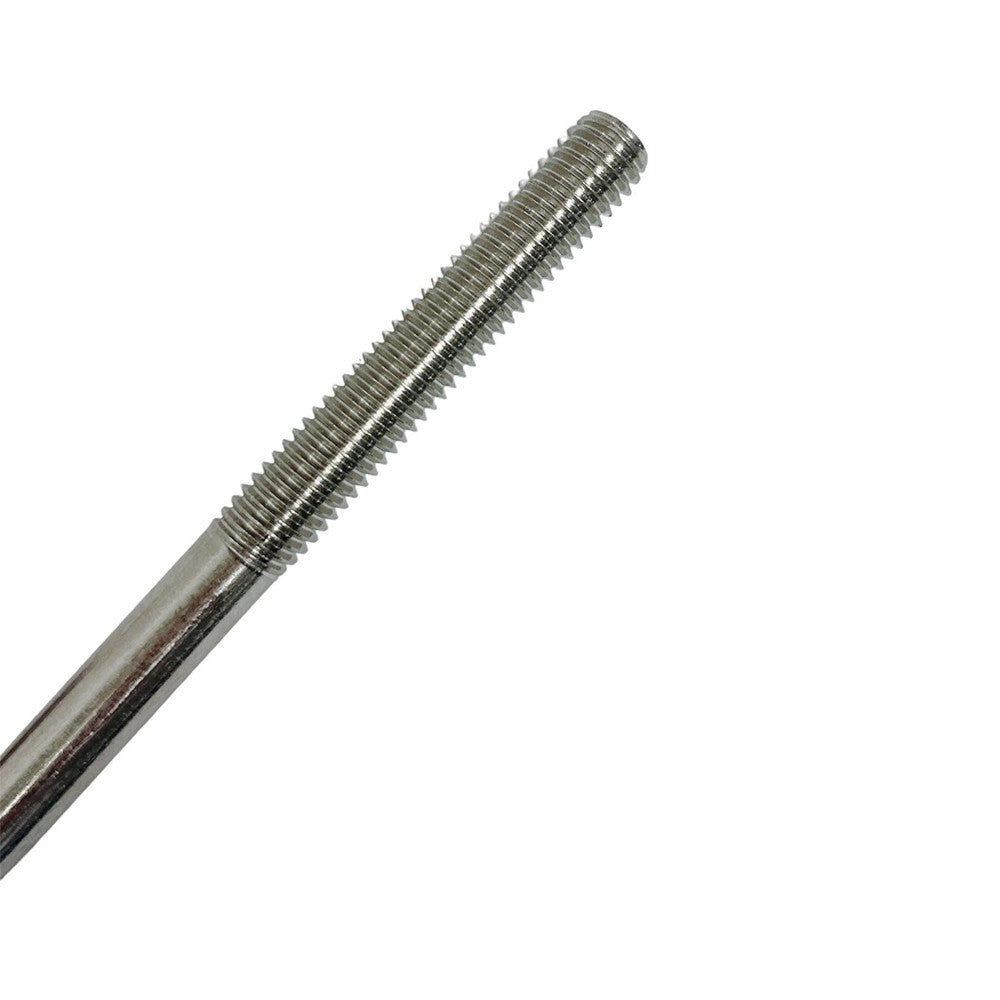 4 Pc Set Marine T316 Stainless Steel J Bolt Spring Hook, J-Bolt J Hook Hardware for Rope, Chain, Cable, Dock