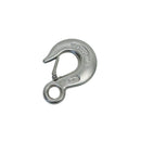 4 Pc Set Marine Drop Forged T316 Stainless Steel Eye Slip Hook, Heavy Duty Rigging Hook for Chain, Rope, Cable, Dock