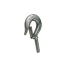 4 Pc Set Marine Stainless Steel Threaded Shank Hook, Drop Forged Hook Various Sizes for Boat, Dock, Rope, Chain