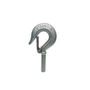 4 Pc Set Marine Stainless Steel Threaded Shank Hook, Drop Forged Hook Various Sizes for Boat, Dock, Rope, Chain