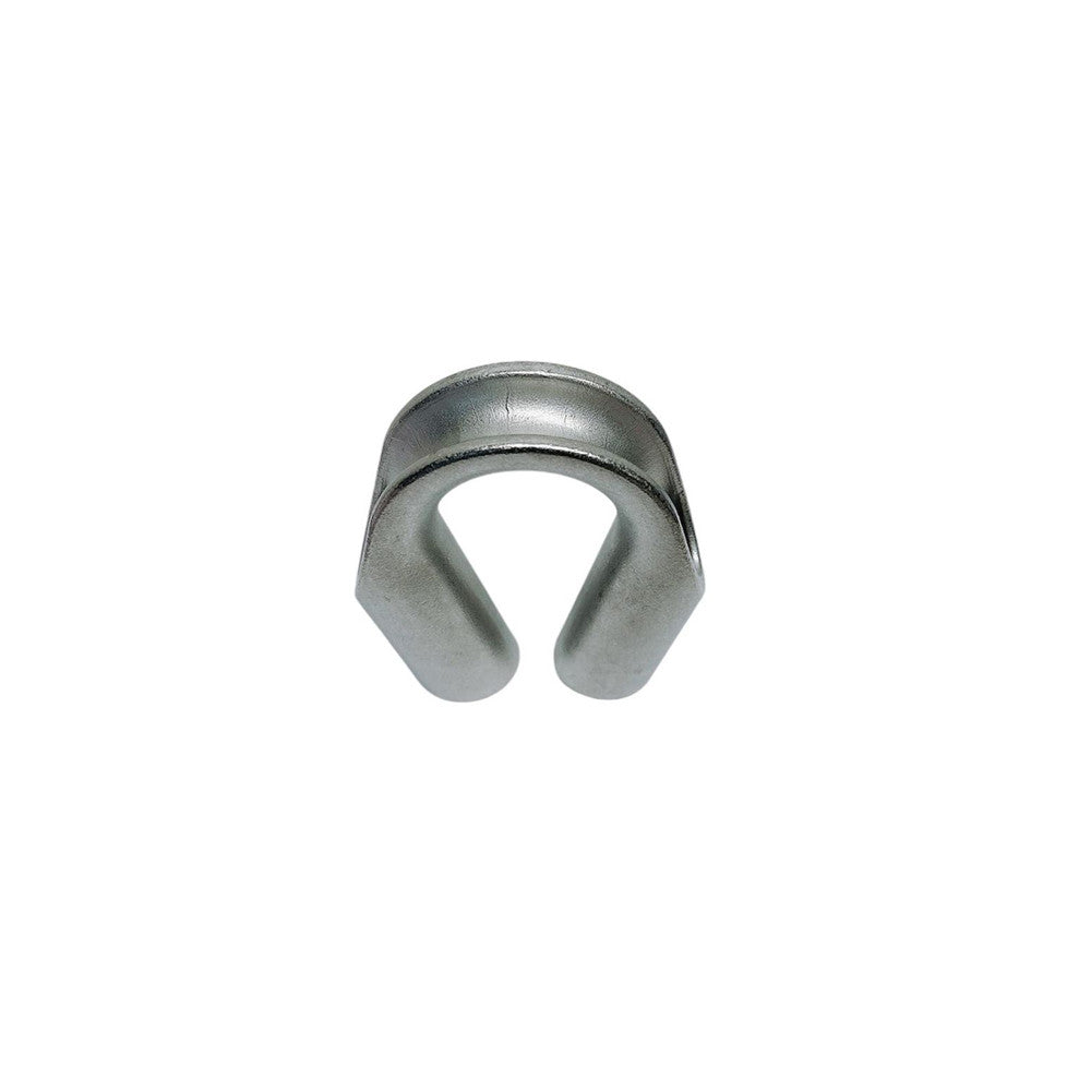 4 Pc Set Marine Stainless Steel Heavy Duty Captive Tubular Thimble, Wire Rope Tube Thimble for Boat, Yacht, Rigging, Cable