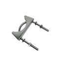 4 Pc Set Marine Stainless Steel Round U-Bolt Exhaust Clamp, Pipe U Bolt Clamp for Boat, Trailer, Automotive