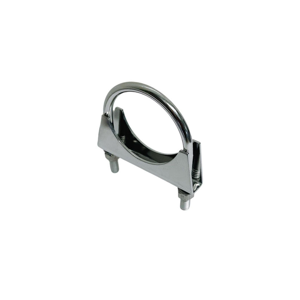 4 Pc Set Marine Stainless Steel Round U-Bolt Exhaust Clamp, Pipe U Bolt Clamp for Boat, Trailer, Automotive