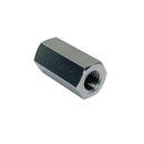 4 Pc Set Marine T316 Stainless Steel Coupling Nut, Hex Connecting Nut Threaded Hardware for Rigging, Rod, Bolt, Dock