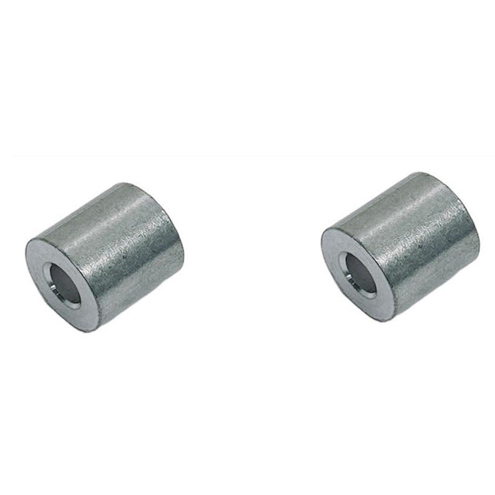 10 Pc Set Aluminum Stop Button Swage Stop Sleeve for Wire Cable, Rigging Cable End Stop Button for Railing, Hanging, Fencing