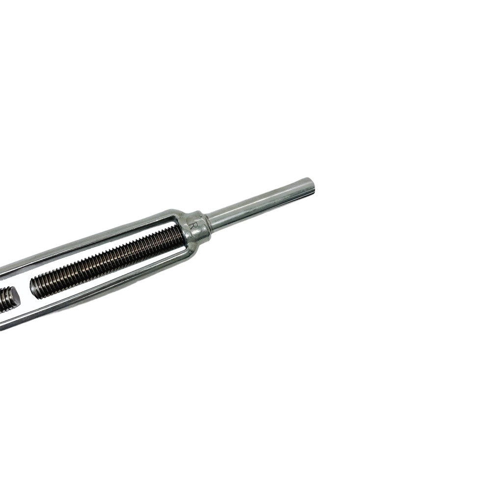 4 Pc Set Marine T316 Stainless Steel Stub End Turnbuckle, Adjustable Rigging Tensioner for Cable, Wire Rope, Dock