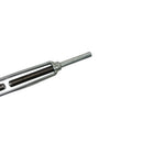 4 Pc Set Marine T316 Stainless Steel Stub End Turnbuckle, Adjustable Rigging Tensioner for Cable, Wire Rope, Dock