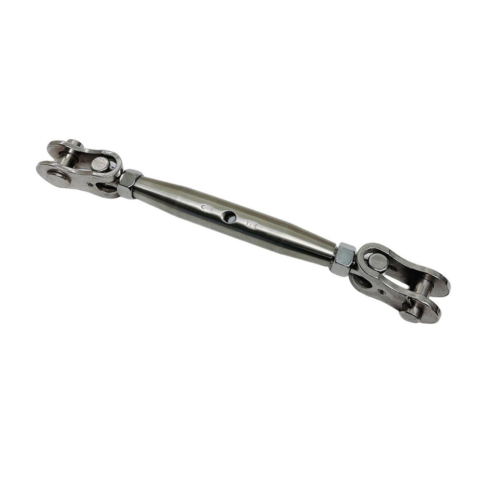 4 Pc Set Marine T316 Stainless Steel Toggle and Toggle Pipe Turnbuckle, Cable Wire Rope Railing Tensioner for Boat, Dock