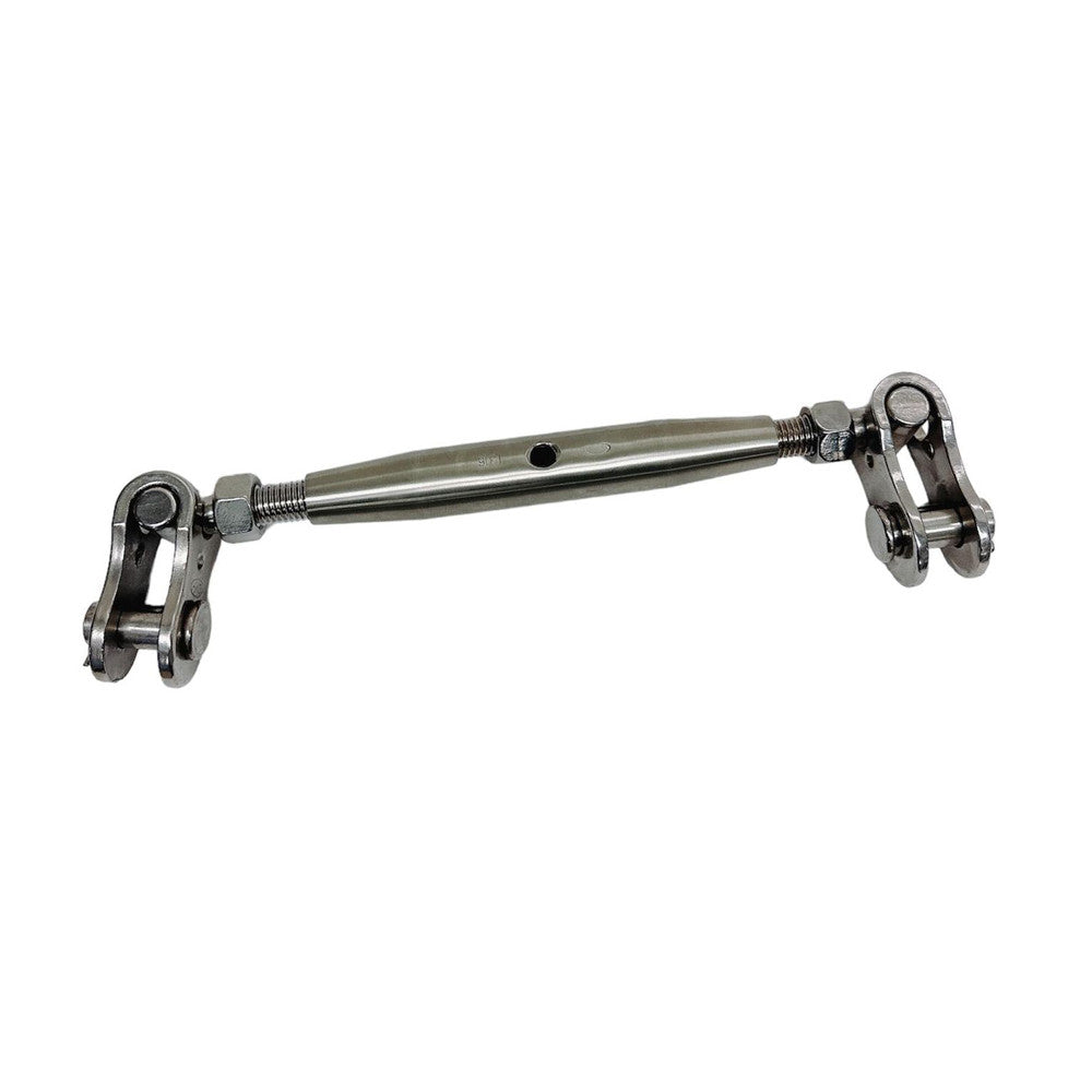 4 Pc Set Marine T316 Stainless Steel Toggle and Toggle Pipe Turnbuckle, Cable Wire Rope Railing Tensioner for Boat, Dock