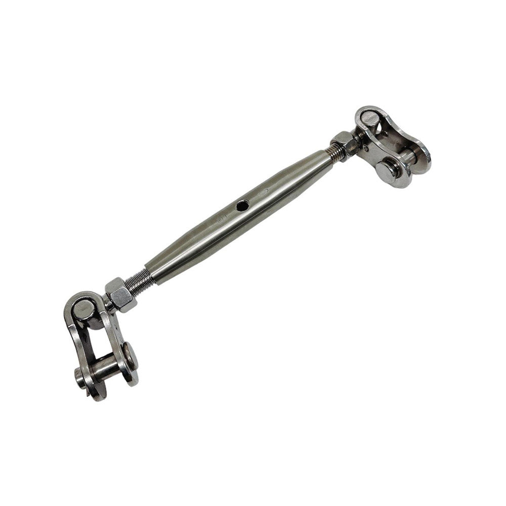 4 Pc Set Marine T316 Stainless Steel Toggle and Toggle Pipe Turnbuckle, Cable Wire Rope Railing Tensioner for Boat, Dock