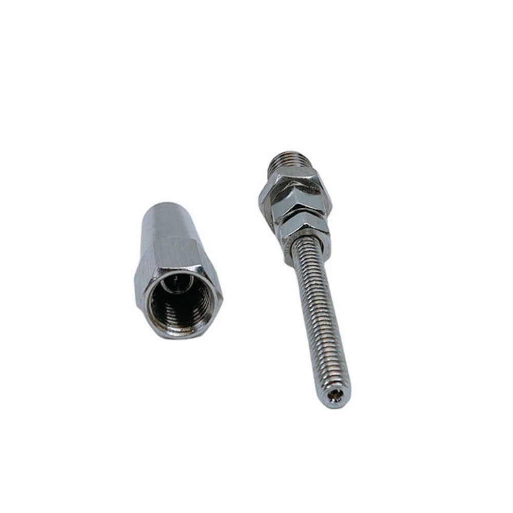4 Pc Set Marine T316 Stainless Steel Swageless Threaded Stud for Cable Wire, Wire Rope Railing Terminal Fitting for Boat, Dock