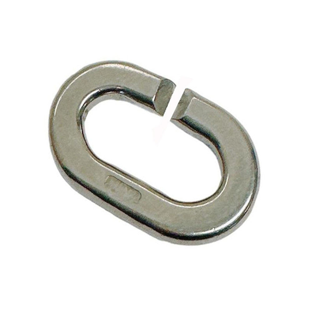 4 Pc Set Marine T316 Stainless Steel C Link Connector Link, Chain Link for Lifting, Rigging, Rope, Cable, and Dock Hardware