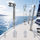 4 Pc Set Marine T316 Stainless Steel Toggle and Swageless Turnbuckle, Cable Wire Tensioner for Deck, Dock, Railing, and Rigging