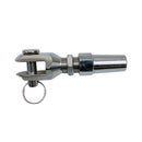 4 Pc Set Marine T316 Stainless Steel Swageless Jaw Terminal for Cable Wire Rail, Wire Rope Railing Fitting for Deck, Dock, and Outdoor Use