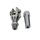 4 Pc Set Marine T316 Stainless Steel Swageless Jaw Terminal for Cable Wire Rail, Wire Rope Railing Fitting for Deck, Dock, and Outdoor Use