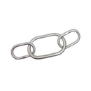 4 Pc Set T316 Stainless Steel Drop Forged Master Link for 2 Legs Chain Sling, Marine Rigging Lifting Connector Link for Chain and Hardware