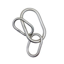 4 Pc Set T316 Stainless Steel Drop Forged Master Link for 2 Legs Chain Sling, Marine Rigging Lifting Connector Link for Chain and Hardware