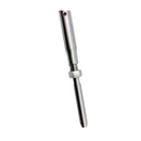 4 Pc Set Marine T316 Stainless Steel Cable Jaw and Swage Stud Turnbuckle, Threaded Wire Rope Tensioner for Boat, Dock, Deck, and Railing
