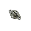 4 Pc Set Marine Light Duty T304 Stainless Steel Diamond Pad Eye, Welded Eye Pad Lift for Boat, Dock, Deck, and Outdoor Hardware