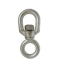 4 Pc Set Marine T316 Stainless Steel Chain Swivel, FED SPEC Drop Forged Anchor Chain Swivel for Rigging, Dock, and Deck Hardware