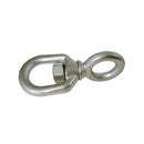 4 Pc Set Marine T316 Stainless Steel Chain Swivel, FED SPEC Drop Forged Anchor Chain Swivel for Rigging, Dock, and Deck Hardware