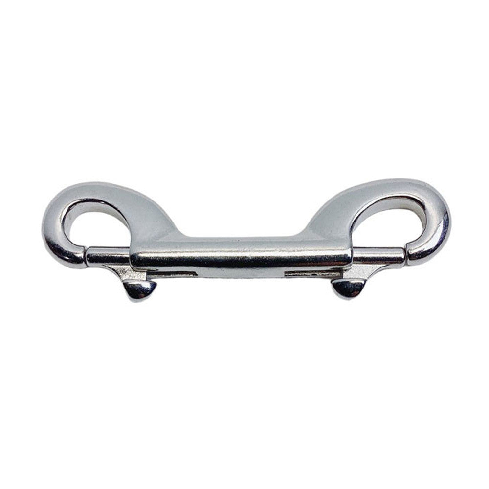 4 Pc Set Marine T316 Stainless Steel Double Bolt Snap Hook, Eye Bolt Hook Snap Lock for Rope, Chain, Cable, and Rigging