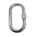 4 Pc Set Marine T316 Stainless Steel Oval Snap Spring Hook with Lock Nut, Safety Snap Hook for Rope, Chain, Cable, and Rigging