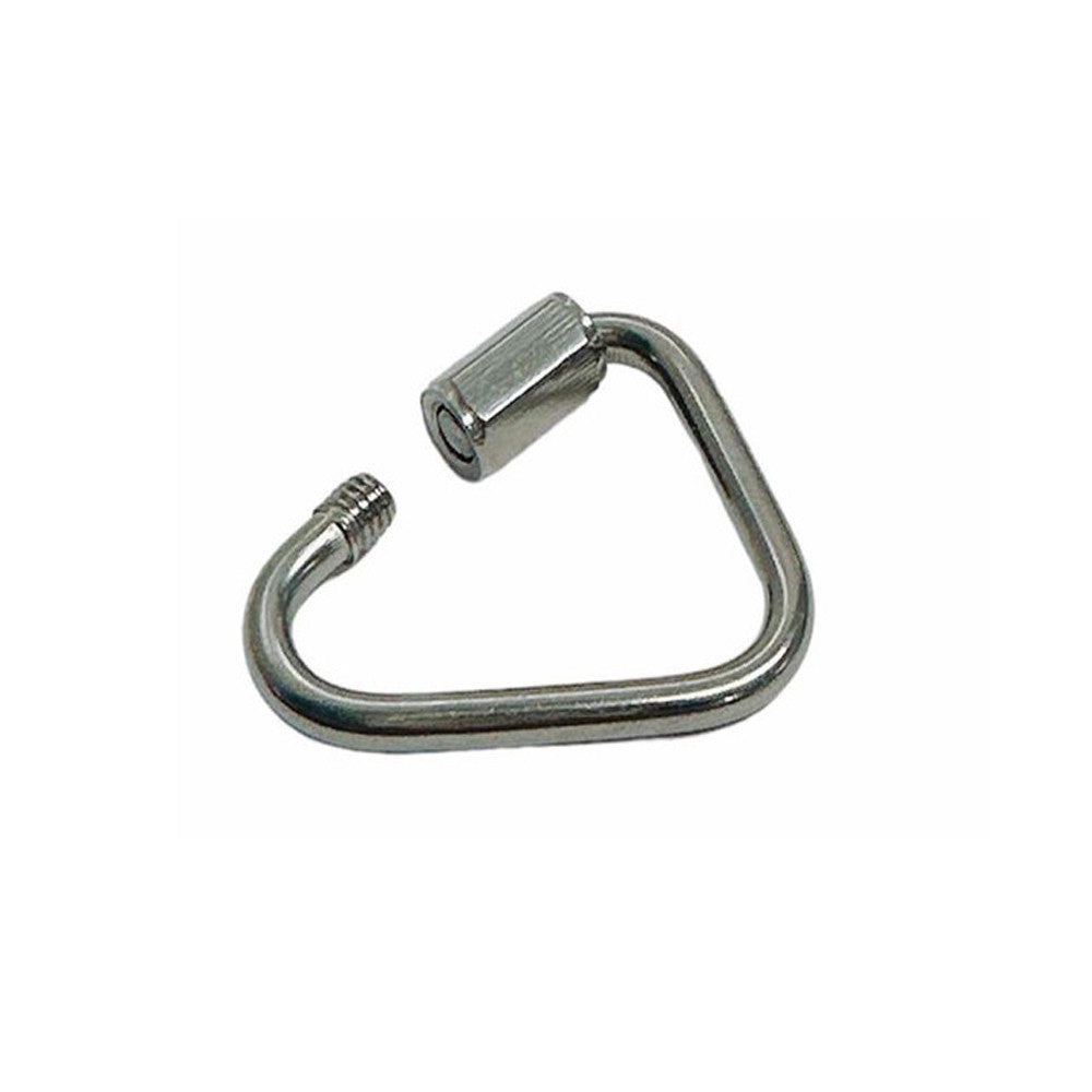 5 Pc Set Marine T316 Stainless Steel Delta Quick Link, Triangle Link Connector for Chain, Rope, Cable, Rigging, and Dock Hardware