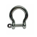 5 Pc Set Stainless Steel Bow Shackle Anchor, Chain Rigging Shackle for Boat, Paracord, Rope, Cable, and Outdoor Hardware