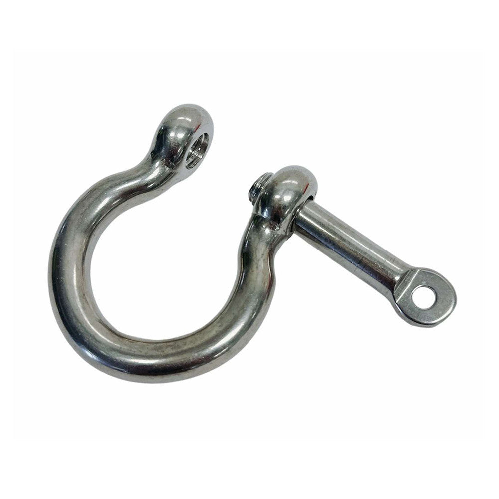 5 Pc Set Stainless Steel Bow Shackle Anchor, Chain Rigging Shackle for Boat, Paracord, Rope, Cable, and Outdoor Hardware