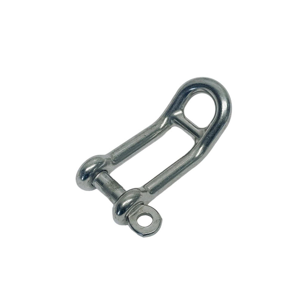 4 Pc Set Marine T316 Stainless Steel Headboard Shackle, Captive Pin Rigging Shackle for Sailboat, Deck, Dock, and Marine Hardware