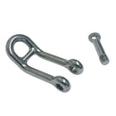 4 Pc Set Marine T316 Stainless Steel Headboard Shackle, Captive Pin Rigging Shackle for Sailboat, Deck, Dock, and Marine Hardware