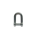 4 Pc Set Marine T316 Stainless Steel D Shackle with Hex Sink Screw Pin, Marine Grade Rigging Shackle for Chain, Rope, and Cable