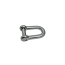 4 Pc Set Marine T316 Stainless Steel D Shackle with Hex Sink Screw Pin, Marine Grade Rigging Shackle for Chain, Rope, and Cable