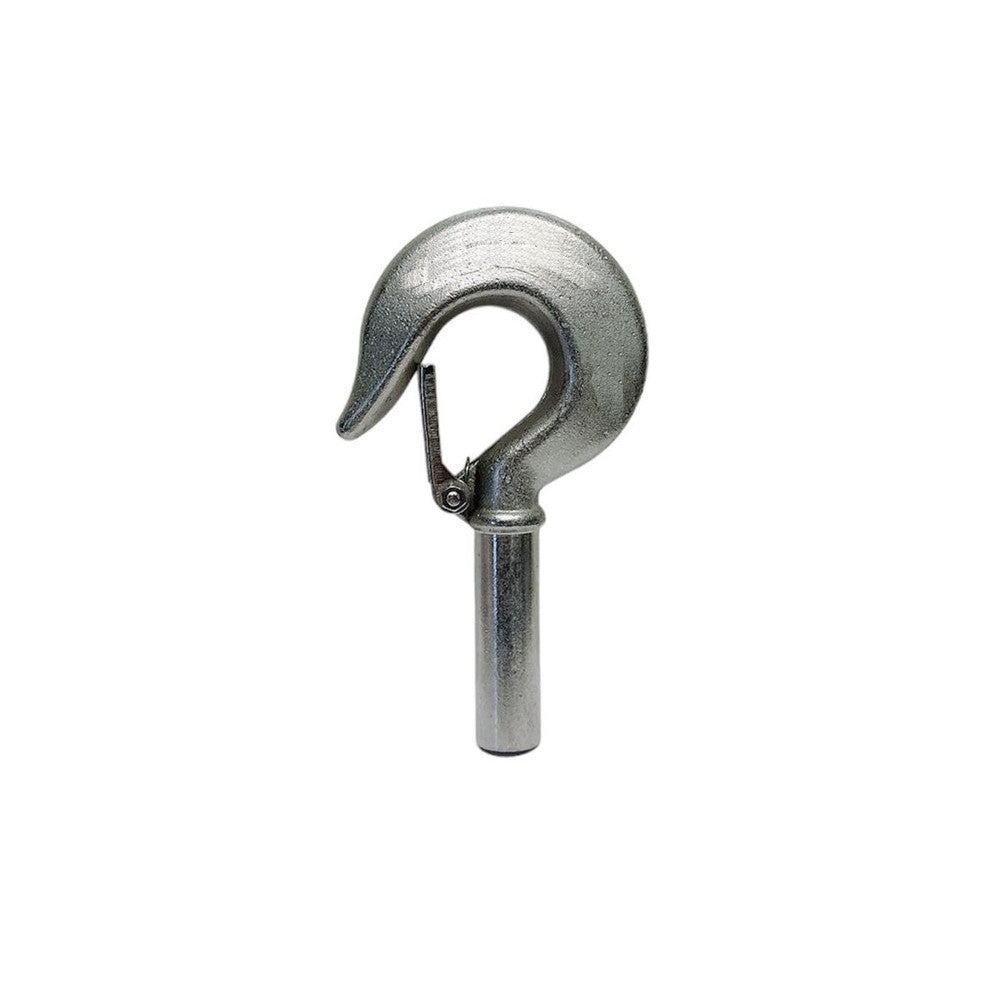 4 Pc Set Marine T316 Stainless Steel Shank Hook, Drop Forged Rigging Hook for Chain, Cable, Rope, Boat, Dock